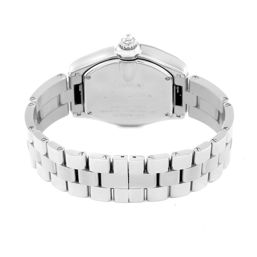 Cartier Roadster Small Silver Dial Steel Ladies Watch W62016V3 3