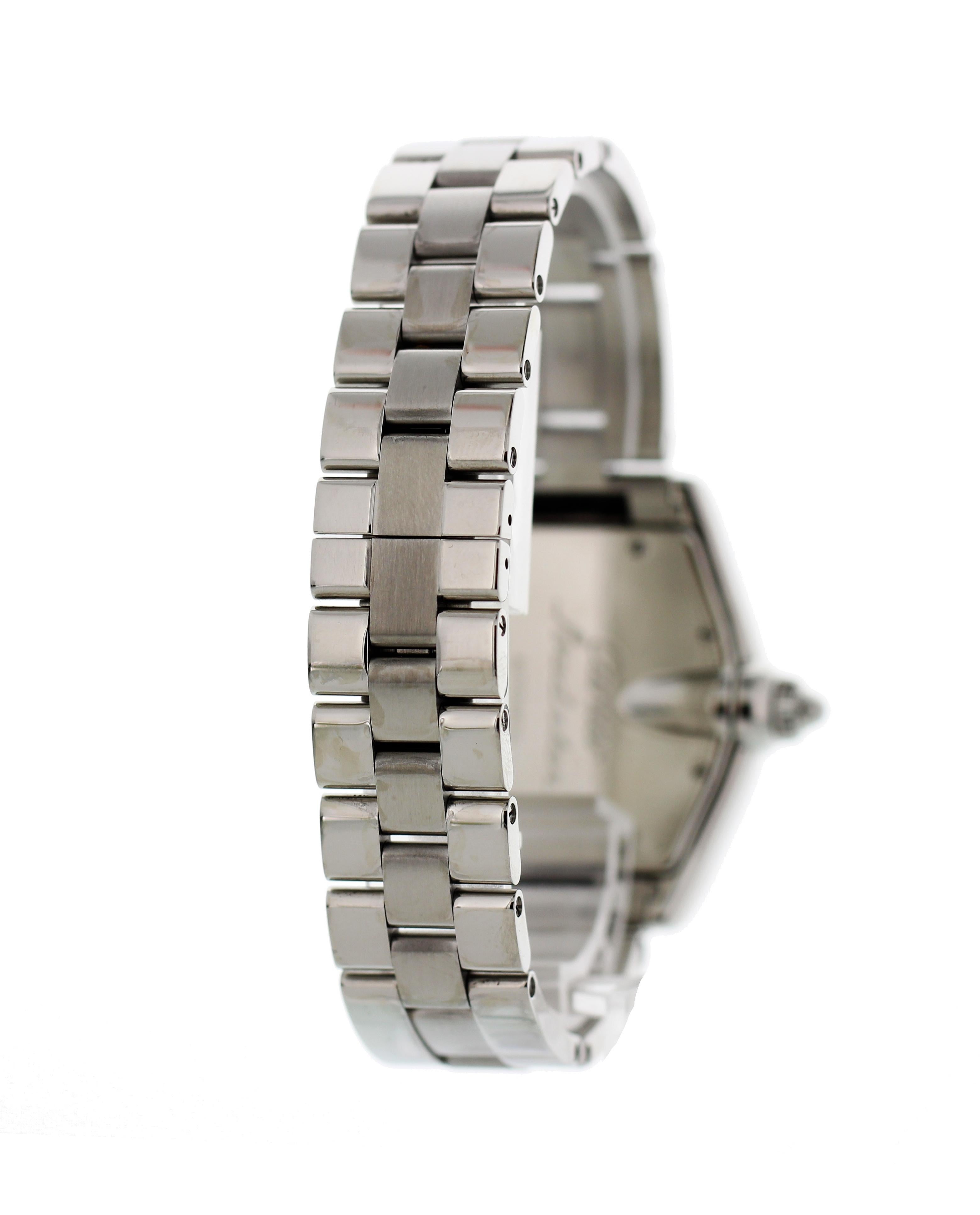 Cartier Roadster Stainless Steel Automatic 2510 In Excellent Condition For Sale In New York, NY