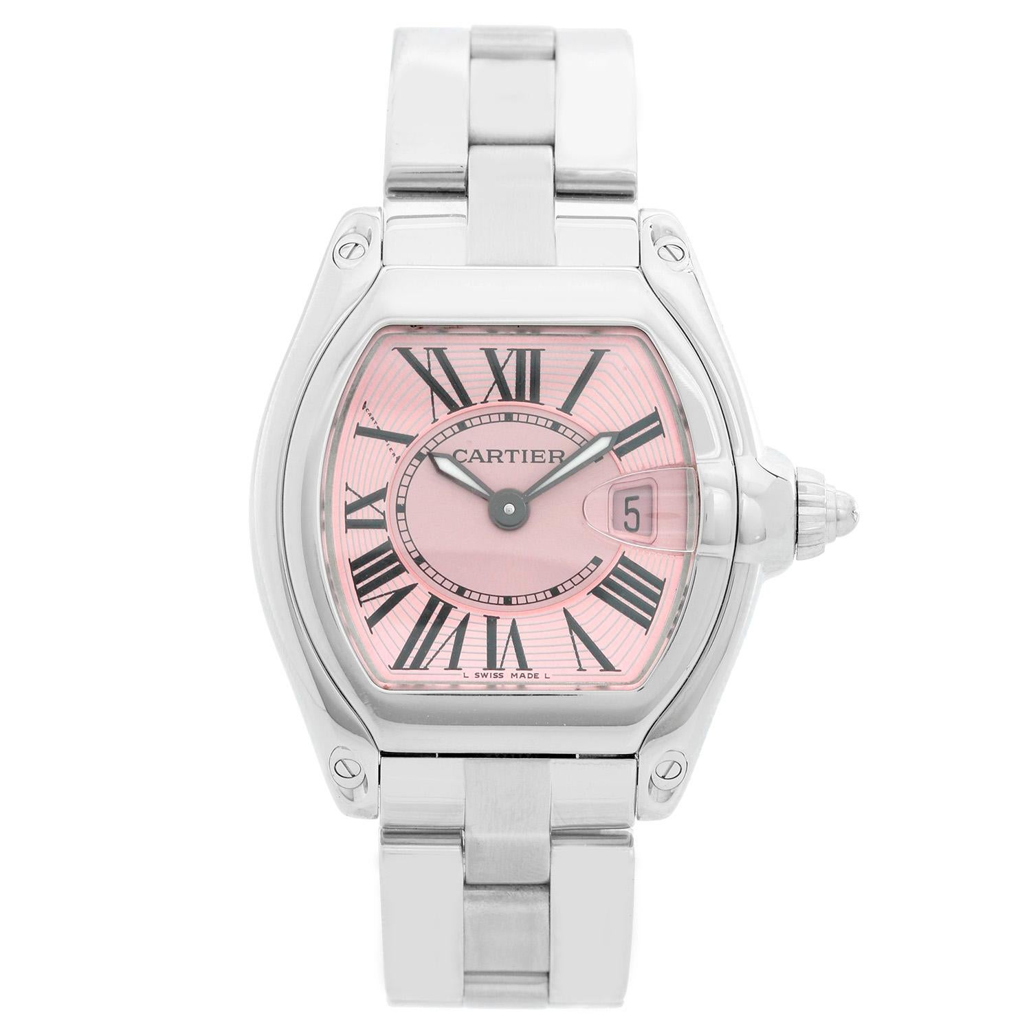 Cartier Roadster Stainless Steel Ladies Watch W62016V3