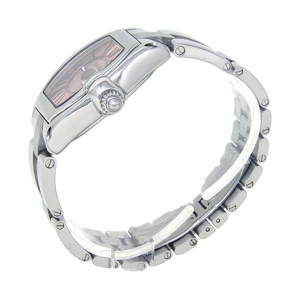 Cartier Roadster Stainless Steel Quartz Ladies 2675 In Excellent Condition For Sale In New York, NY