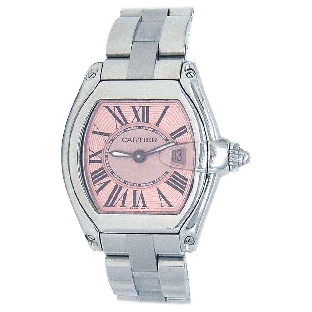 Cartier Roadster Stainless Steel Quartz Ladies 2675 For Sale