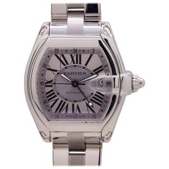 Cartier Roadster Stainless Steel XL GMT Ref 2722, circa 2000s