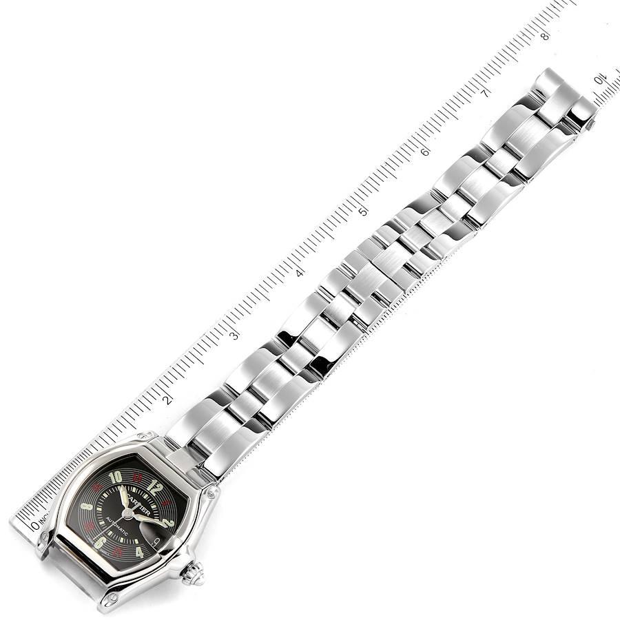 Cartier Cartier Roadster Vegas Roulette Rot Grün Stahl Herrenuhr W62002V3 im Angebot 5