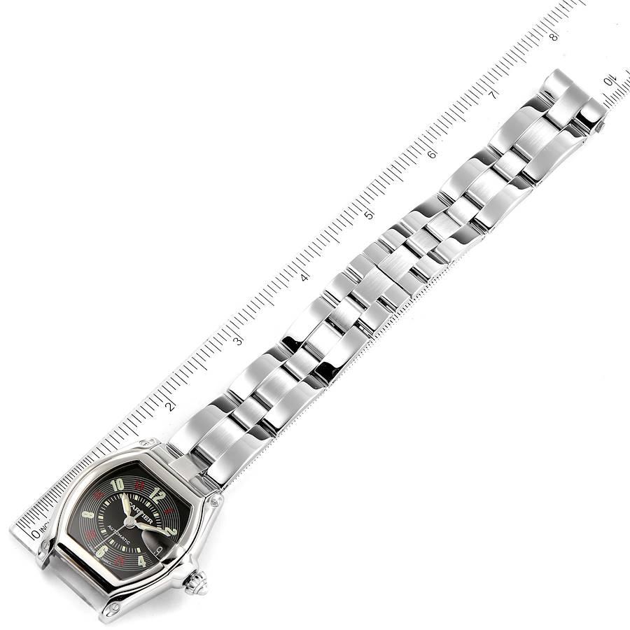 Cartier Roadster Vegas Roulette Red Green Steel Mens Watch W62002V3 4