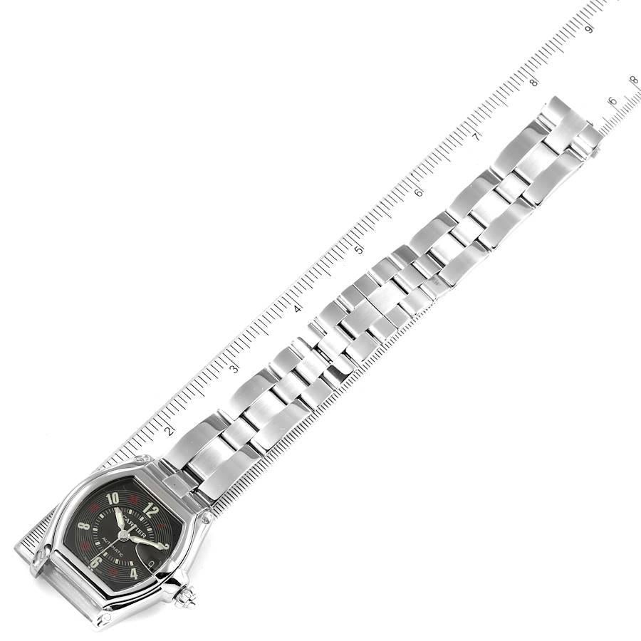 Cartier Cartier Roadster Vegas Roulette Rot Grün Stahl Herrenuhr W62002v3 im Angebot 5