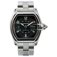 Cartier Roadster W62002V3, Black Dial, Certified and Warranty