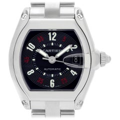 Cartier Roadster W62002V3, Black Dial, Certified and Warranty