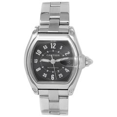 Cartier Roadster W62004V3, Black Dial, Certified and Warranty