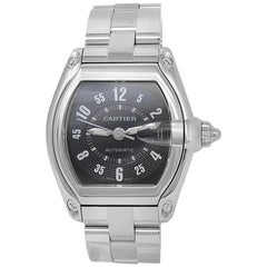 Cartier Roadster W62004V3, Black Dial, Certified and Warranty