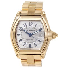 Cartier Roadster W62005V1, Silver Dial, Certified and Warranty