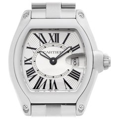 Cartier Roadster W62016V3, Silver Dial, Certified and Warranty