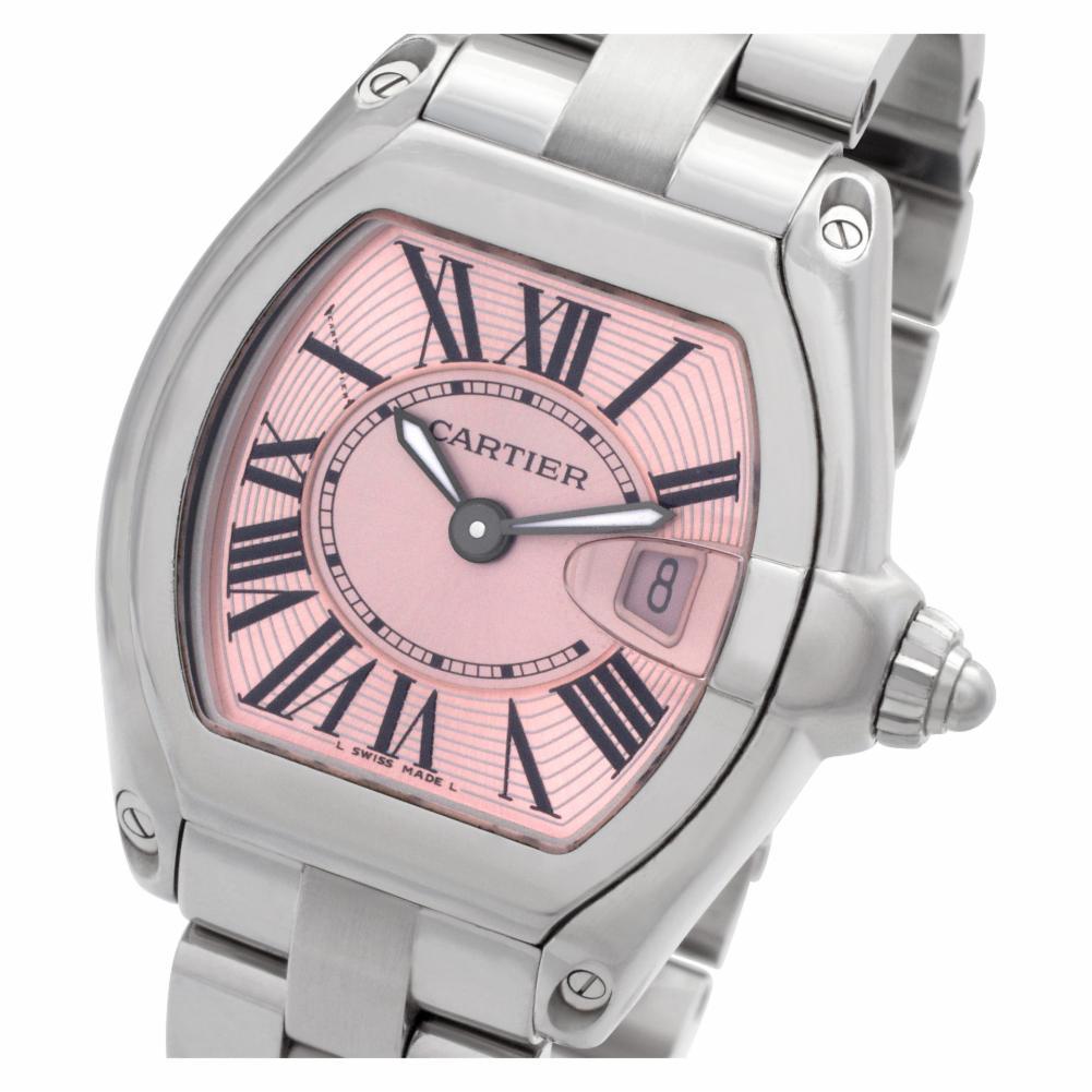 Cartier Roadster W62017V3, Pink Dial, Certified and Warranty 3