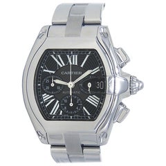 Cartier Roadster W62020X6, Black Dial, Certified and Warranty