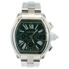Cartier Roadster W62020X6 Black Dial Mens Watch