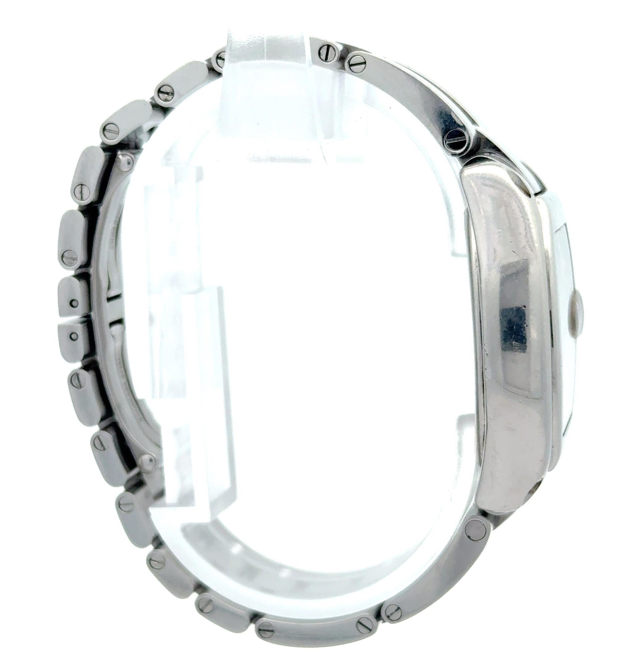 Donna Cartier Roadster W6206006 Orologio al quarzo in acciaio inossidabile con quadrante in madreperla da 32 mm in vendita