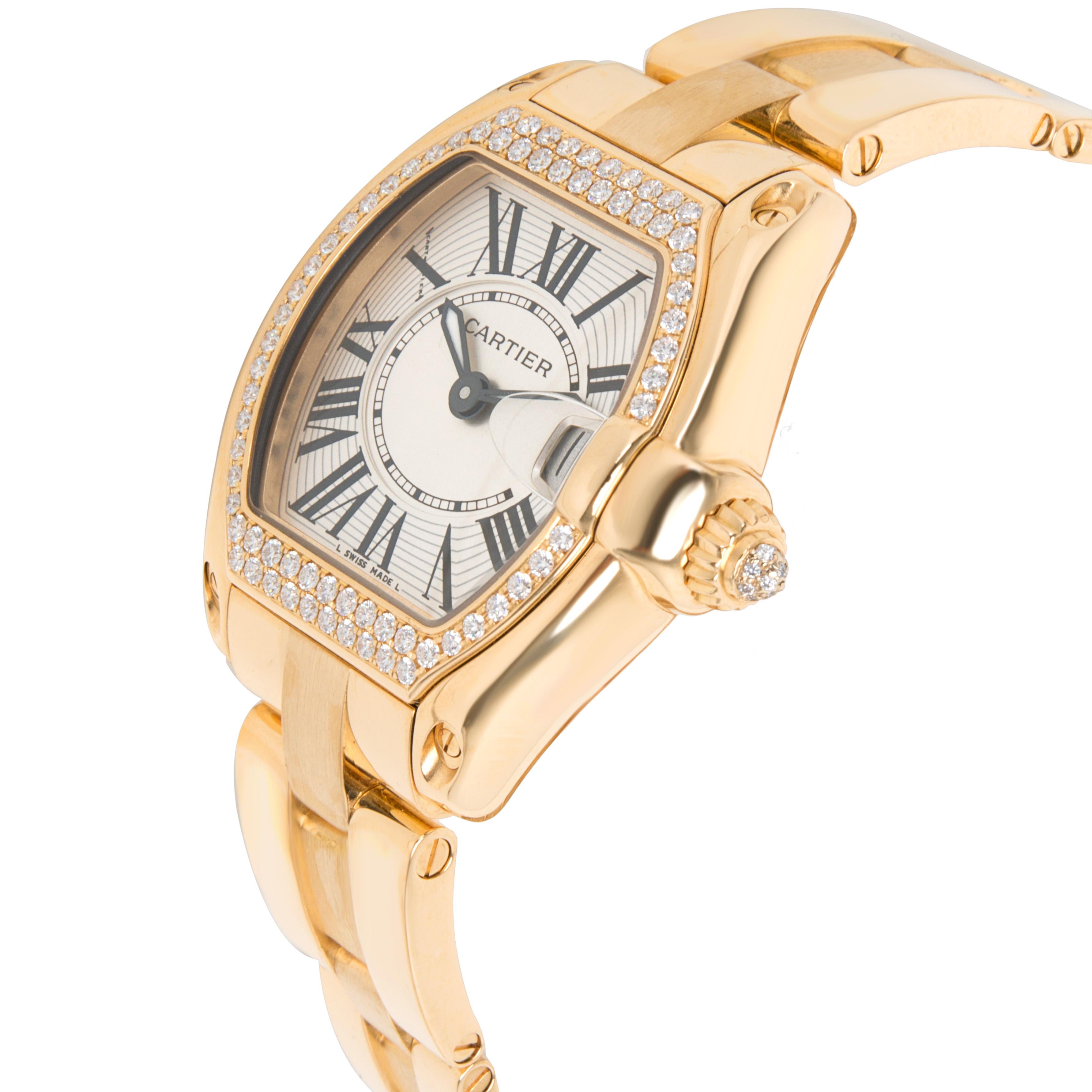 Cartier Roadster WE5001X1 Women's Watch in 18 Karat Yellow Gold In Excellent Condition In New York, NY