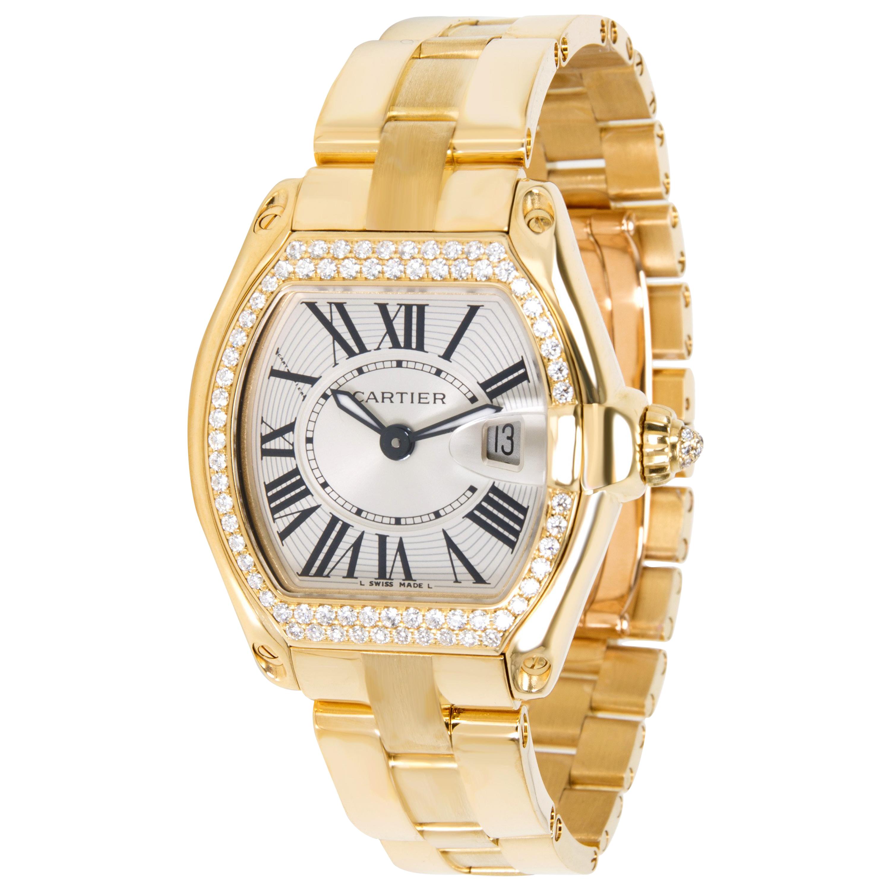 Cartier Roadster WE5001X1 Women's Watch in 18 Karat Yellow Gold