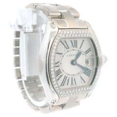 Cartier Roadster WE5002X2 18K White Gold Diamond Ladies Watch