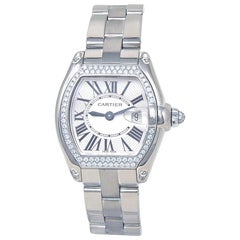 Cartier Roadster WE5002X2, Silver Dial, Certified and Warranty