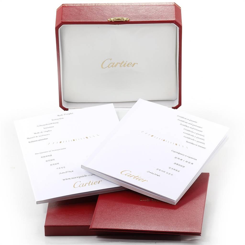 Cartier Roadster White Gold Diamond Ladies Watch WE5002X2 Box Papers For Sale 3
