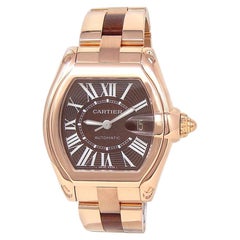 Cartier Roadster XL 18 Karat Rose Gold Men's Watch Automatic W6206001