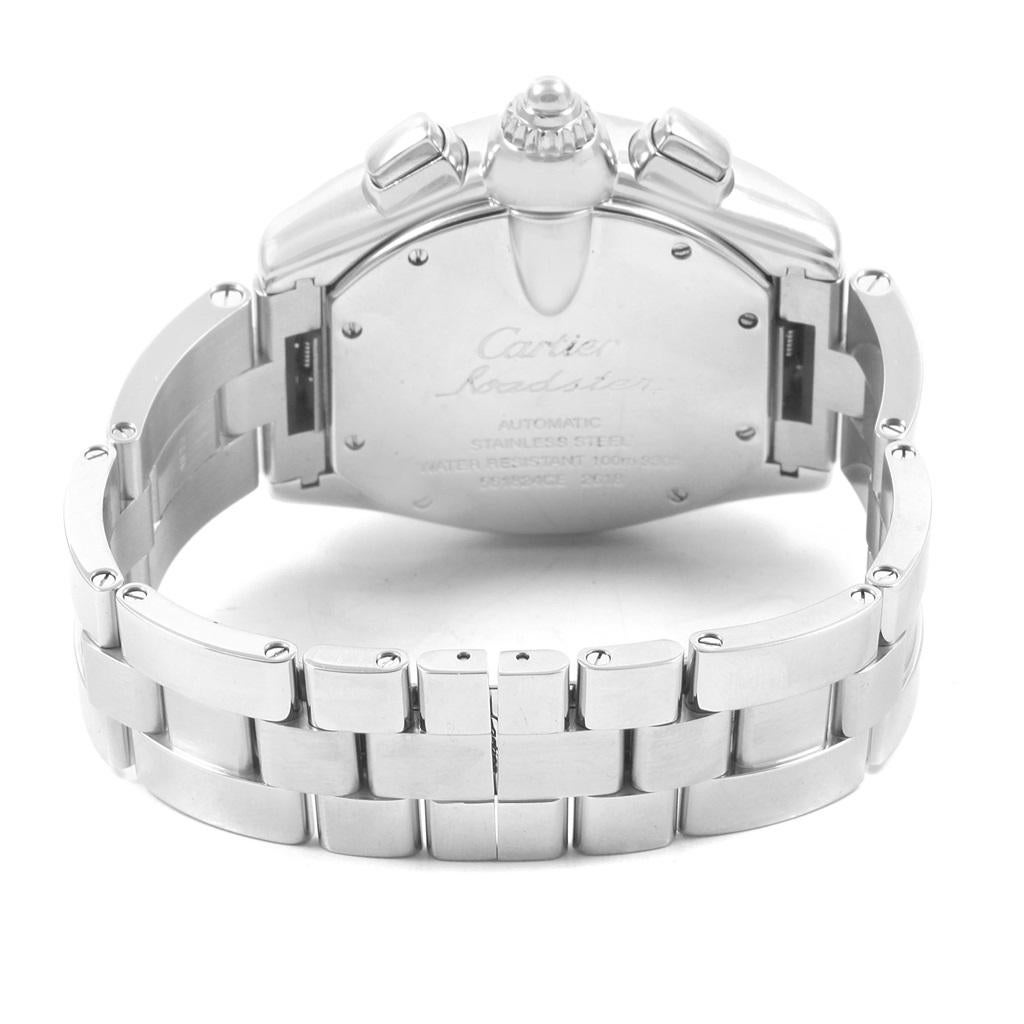 Cartier Roadster XL Chronograph Automatic Men’s Watch W62019X6 Box 1