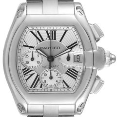Cartier Roadster XL Chronograph Automatic Steel Mens Watch W62019X6