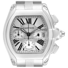 Cartier Roadster XL Chronograph Roman Numerals Men's Watch W62019X6