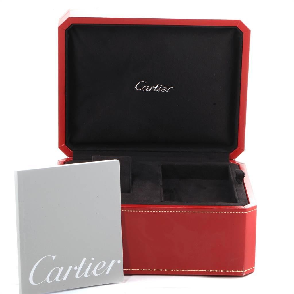 Cartier Roadster XL Chronograph Steel Men’s Watch W62019X6 Box Papers 6