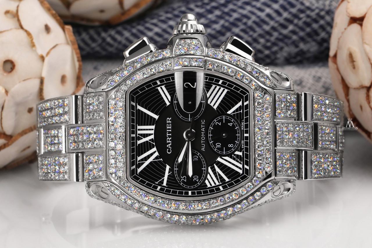 cartier santos frosted