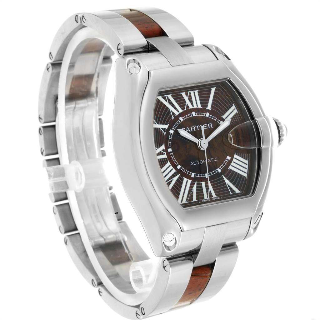 Cartier Roadster XL White Gold Walnut 