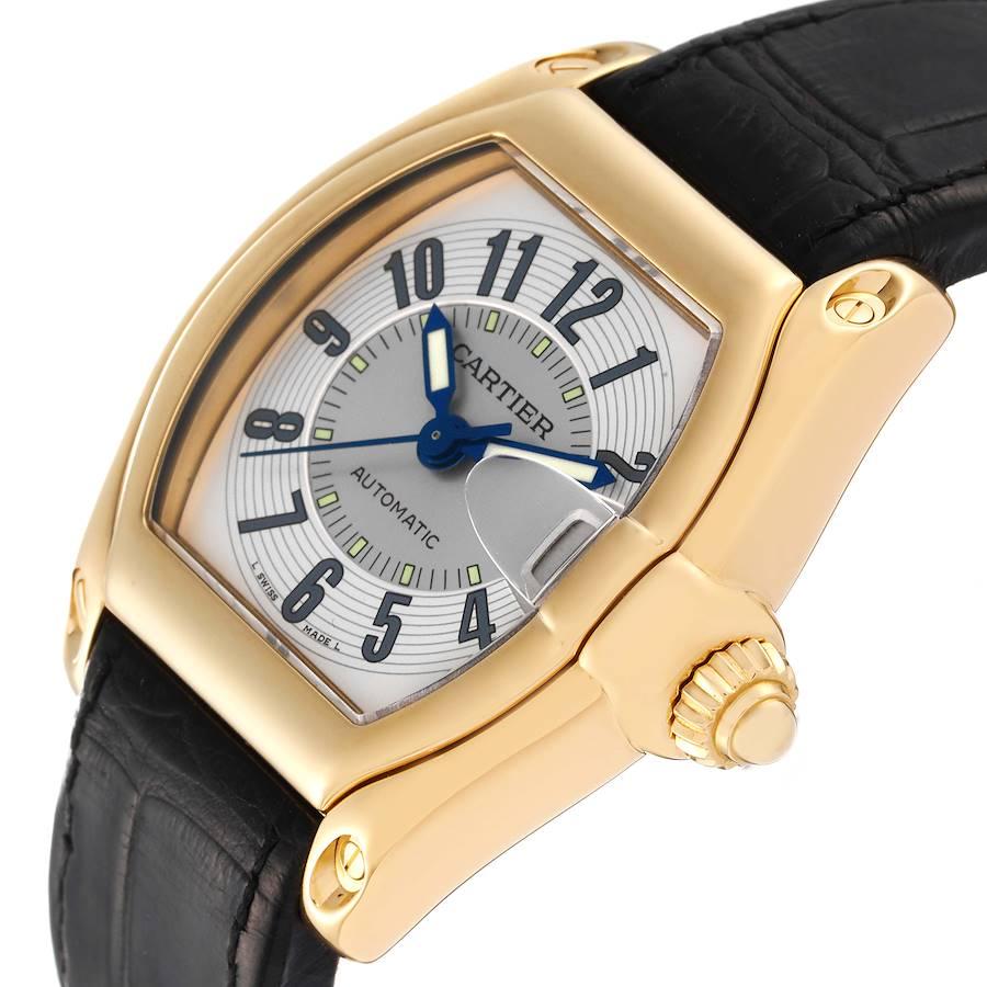 cartier roadster gold watch