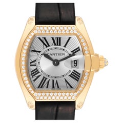 Cartier Roadster Yellow Gold Diamond Ladies Watch WE500160