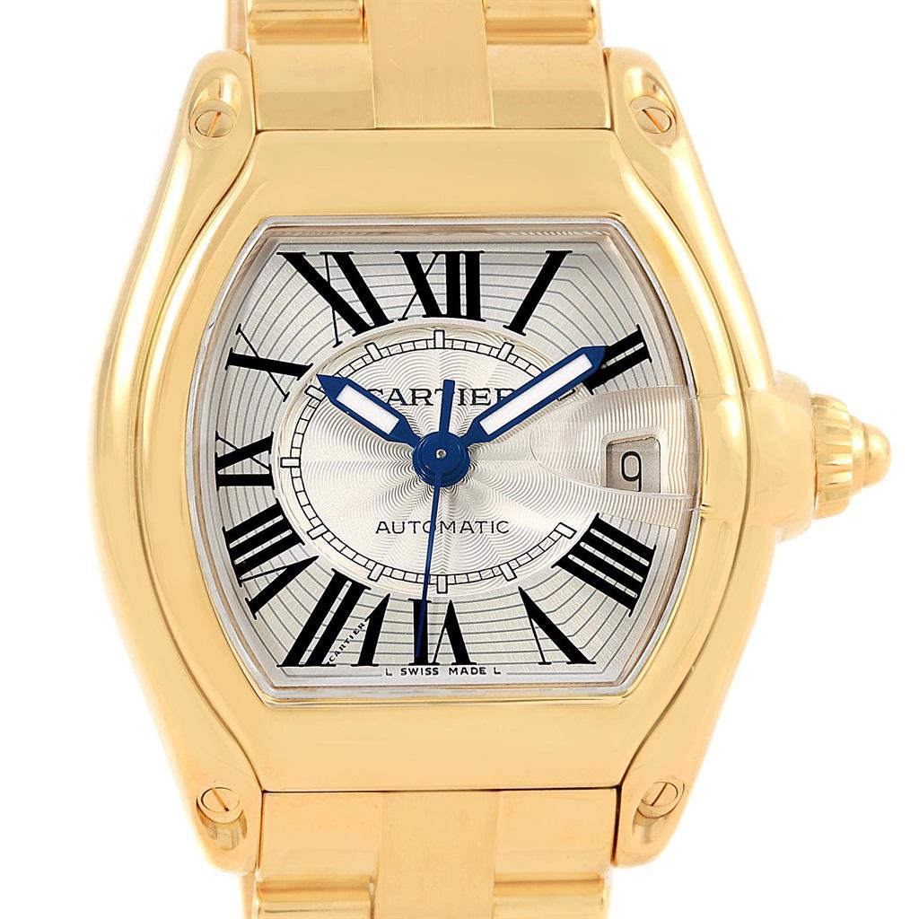 Cartier Roadster Yellow Gold Large Men 