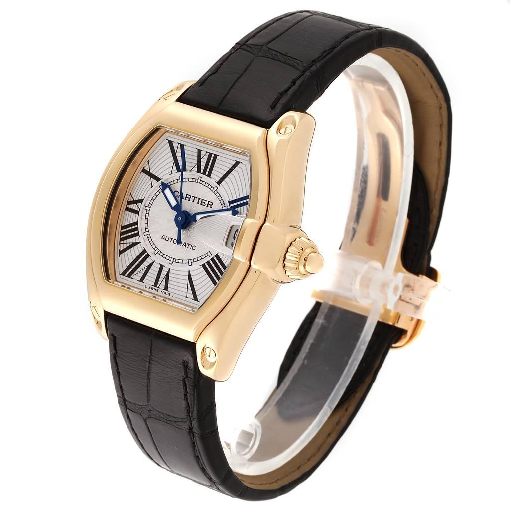 Cartier Roadster Yellow Gold Large Men's Watch W62005V2 Box Papers 1
