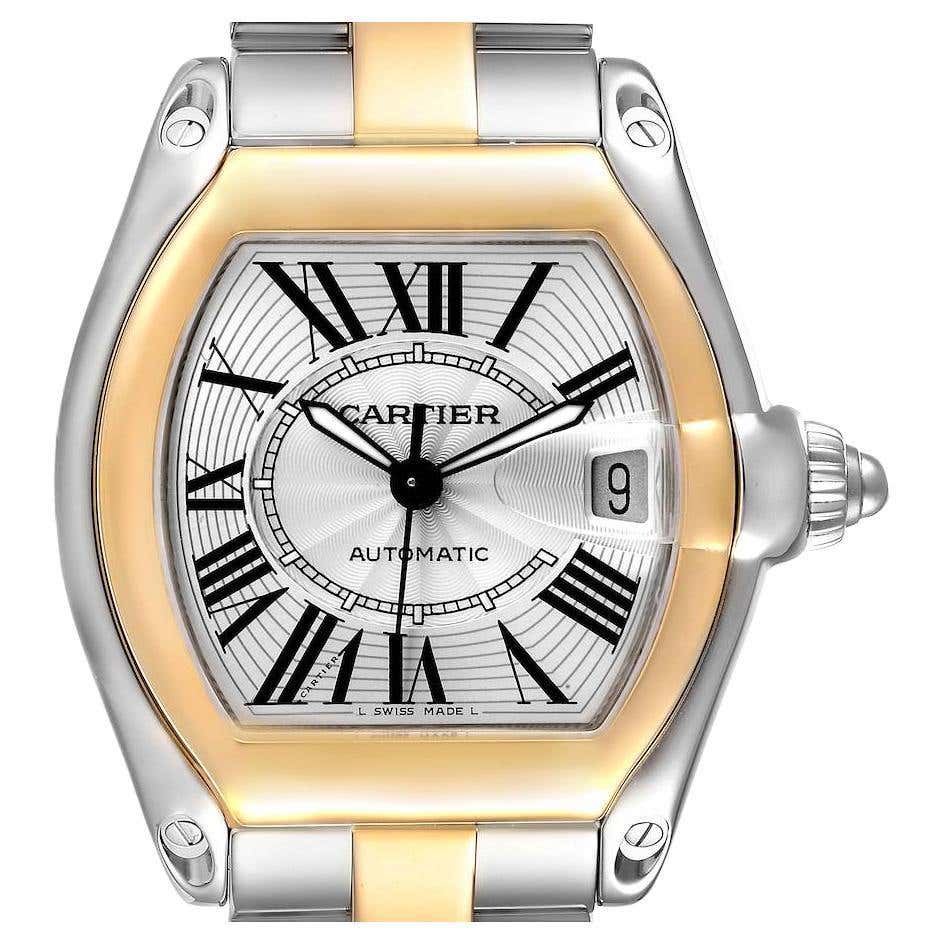 Cartier Roadster 18 Karat Yellow Gold Large Men's Watch W62005V2 at ...