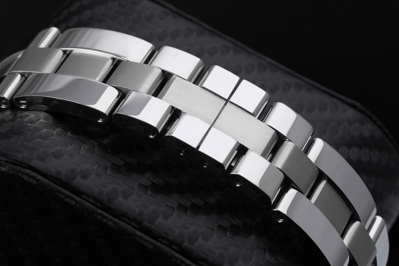Cartier RoadsterXL Chronograph Edelstahl-Diamant-Uhr mit schwarzem Zifferblatt W62020X6 Herren im Angebot