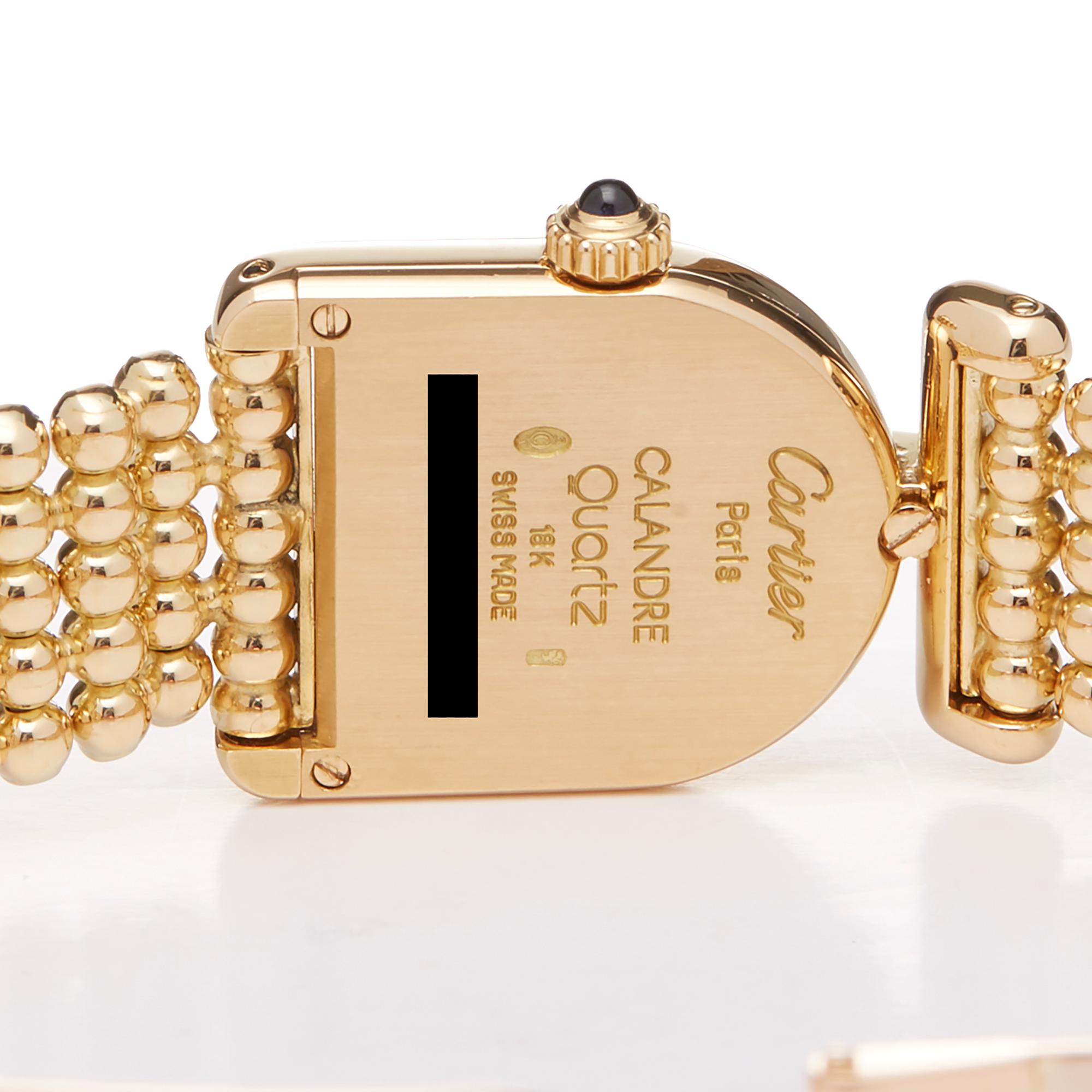 Cartier Romane 18 Karat Yellow Gold Wristwatch In Excellent Condition In Bishops Stortford, Hertfordshire