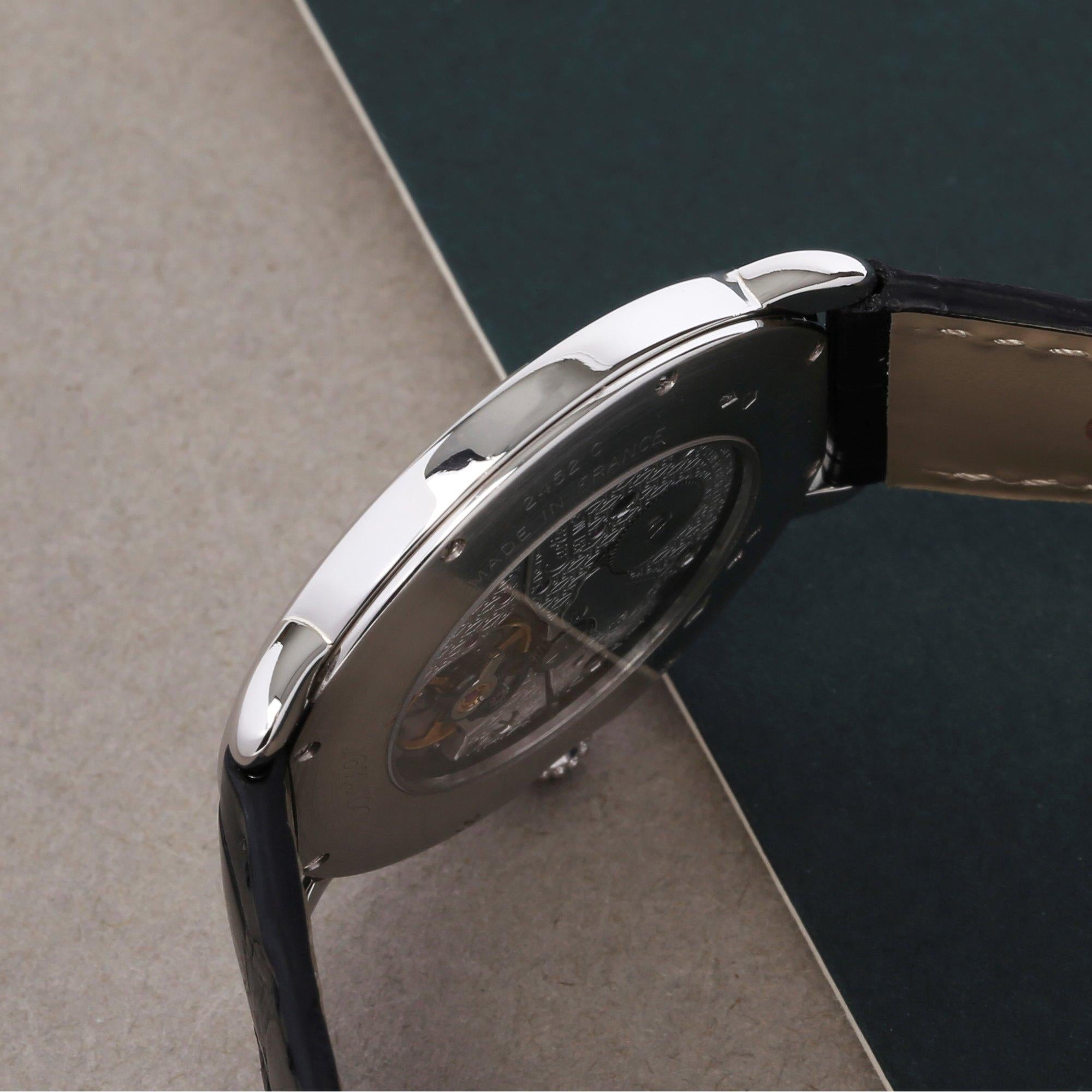 Cartier Ronde 2452 Unisex Platinum Watch In Excellent Condition In Bishops Stortford, Hertfordshire