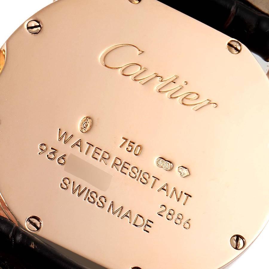 Cartier Ronde Louis 18K Rose Gold Silver Dial Ladies Watch W6800151 1