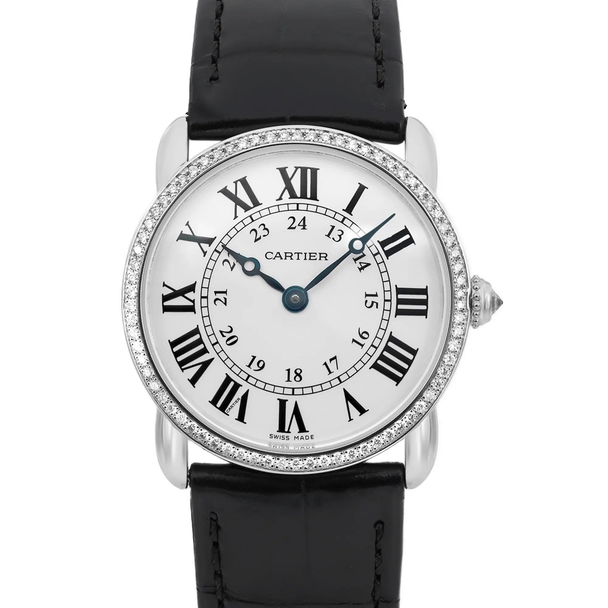 Pre-owned Excellent Condition. Unworn band. No original box and papers. Comes with chronostore box.

General Information:
Brand: Cartier
Model: Ronde Louis
Model Number: 2887
Type: Wristwatch
Style: Luxury
Department: Women
Year Manufactured: