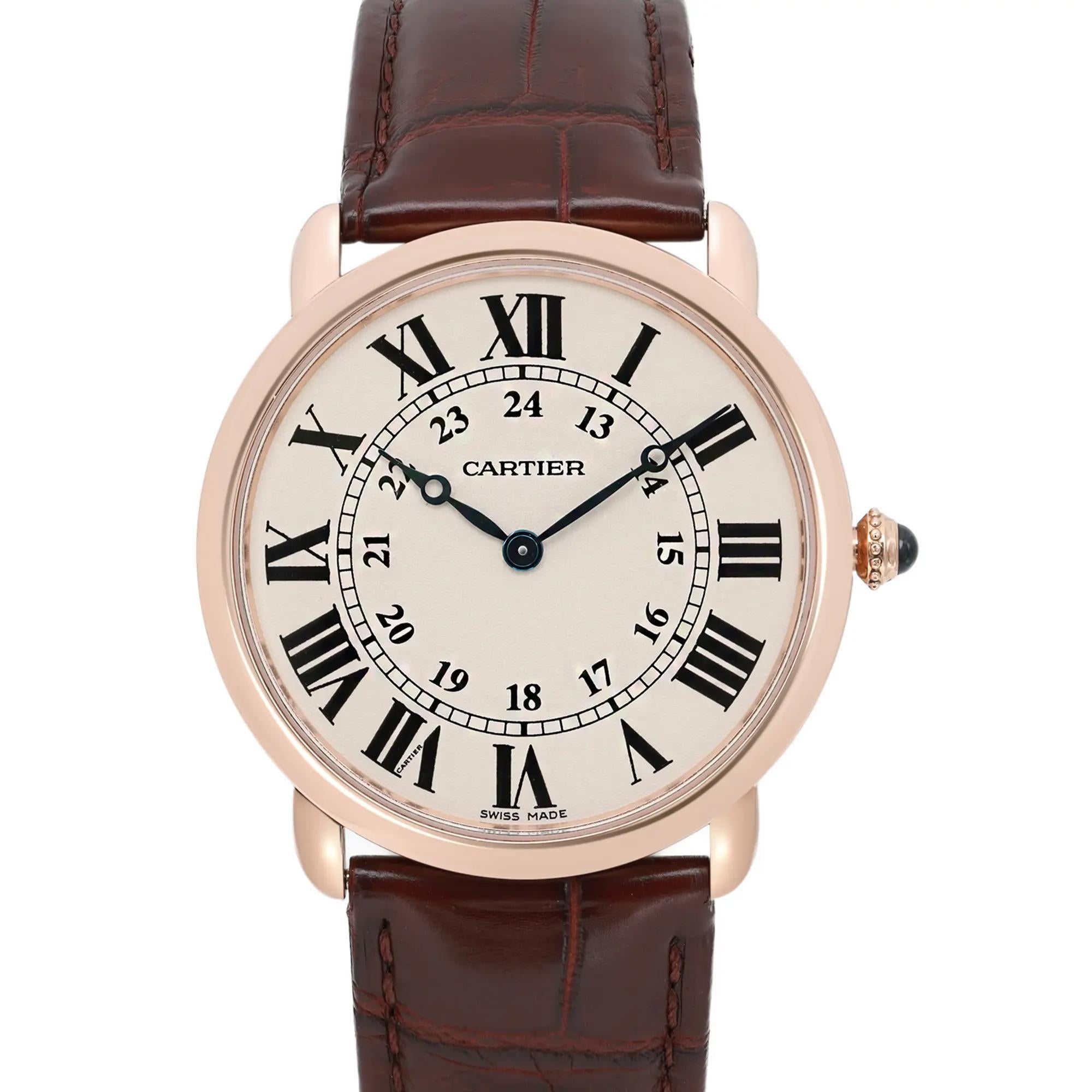 Aus Vorbesitz sehr guter Zustand. Keine Originalverpackung und Papiere.

Allgemeine Informationen
Marke: Cartier
Modell: Cartier Ronde Louis
Modellnummer: W6800251
Typ: Armbanduhr
Stil: Luxus
Abteilung: Männer
Herstellungsjahr: 2010-2019
Vintage By: