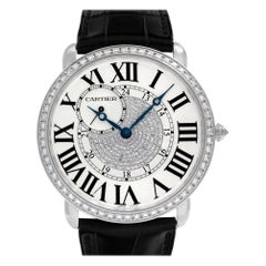 Cartier Ronde Louis Cartier WR007004; Black Dial, Certified