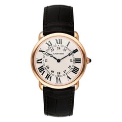 Cartier Ronde Louis W6800251 18K Rose Gold Watch Box Papers
