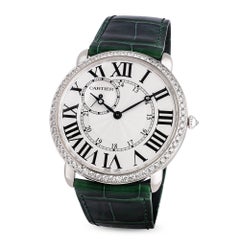 Cartier Ronde Louis White Gold Wristwatch