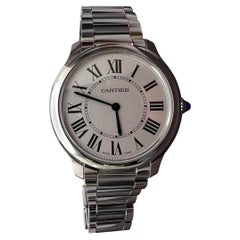 Cartier Ronde Must de Cartier 36mm WSRN0034 Silver Dial Box & Papers
