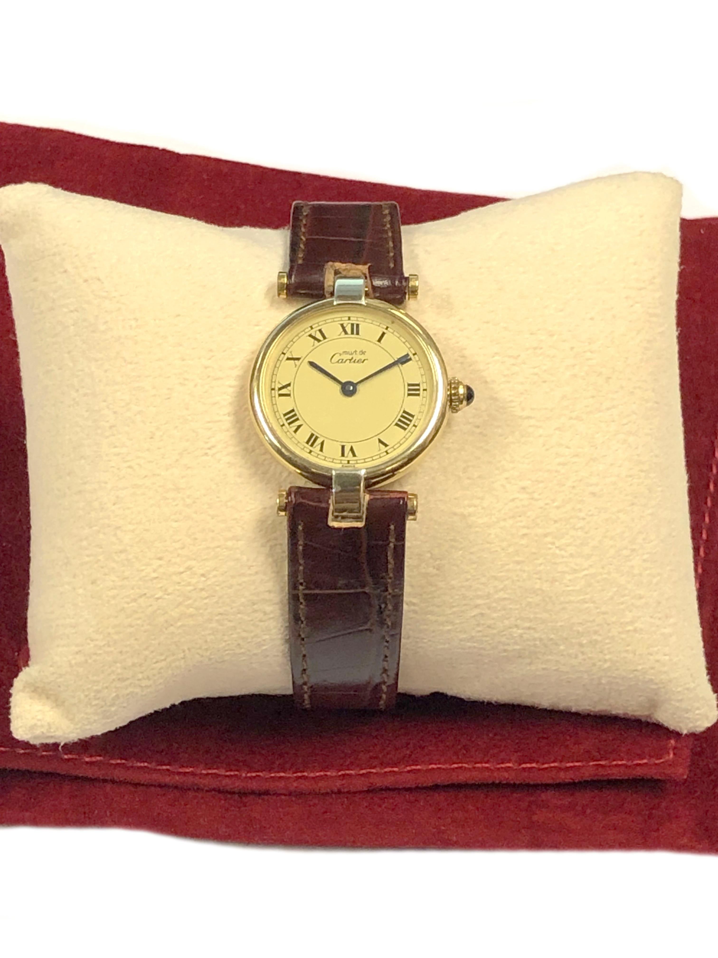 Orologio da polso da donna al quarzo Must de Cartier 1