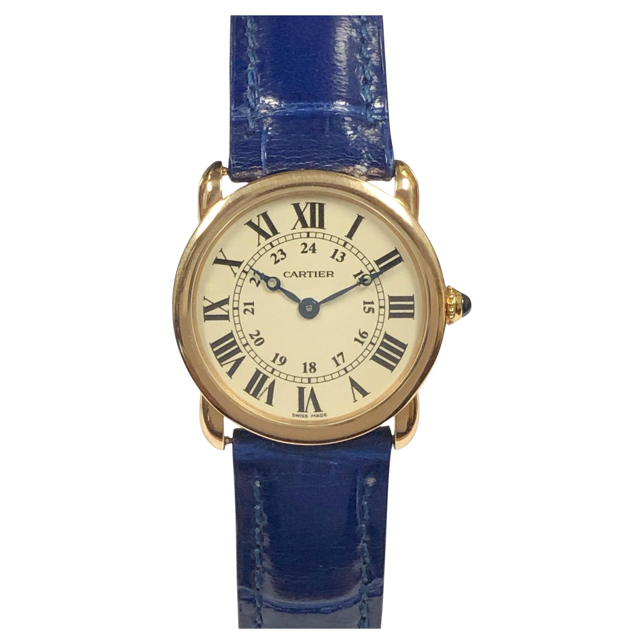 Cartier Ronde Solo 2889 Mid Size Rose Gold Quartz Wrist Watch