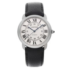 Cartier Ronde Solo Steel Silver Dial Automatic Ladies Watch WSRN0021