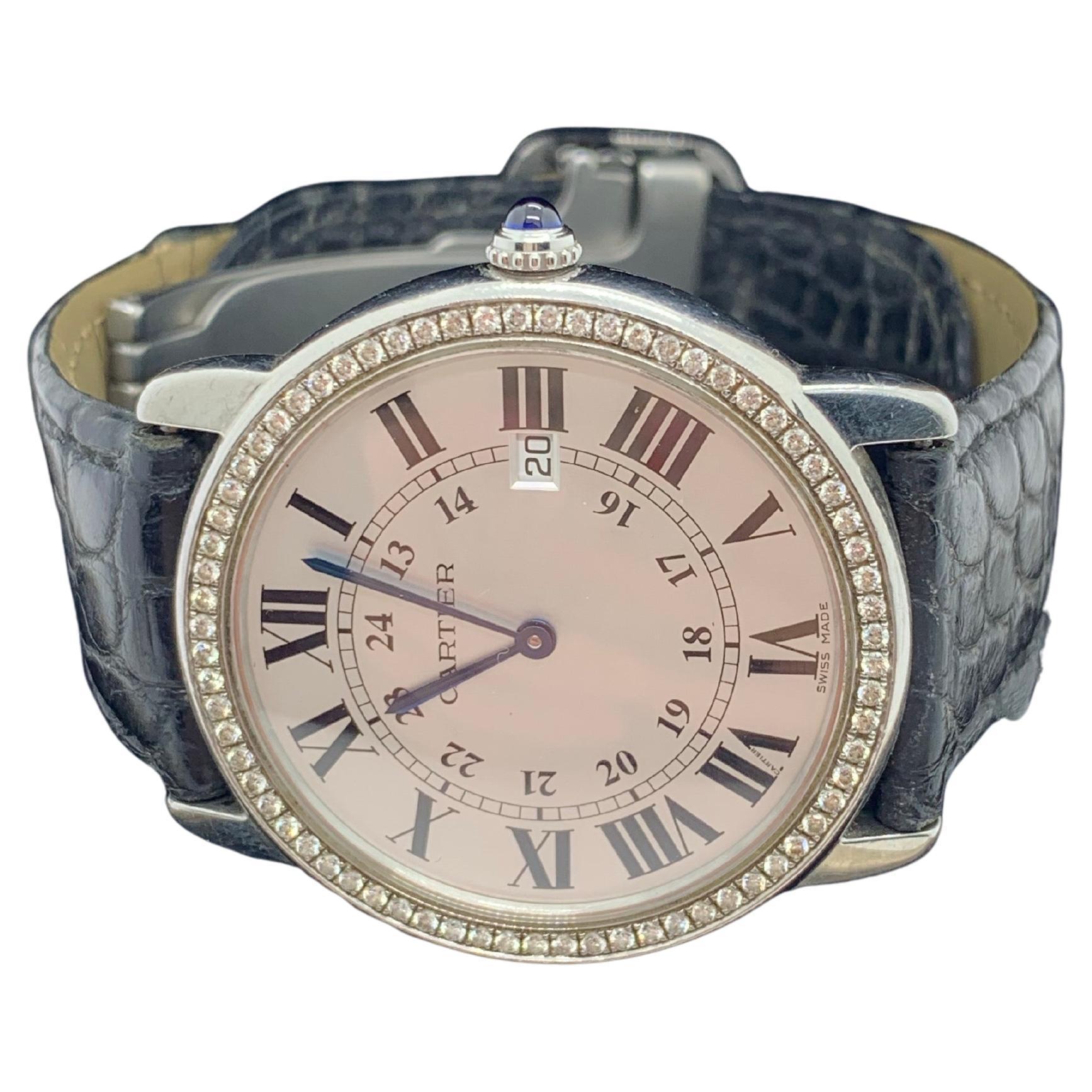 Cartier Ronde Solo de Cartier 34mm Quartz Stainless Steel Watch